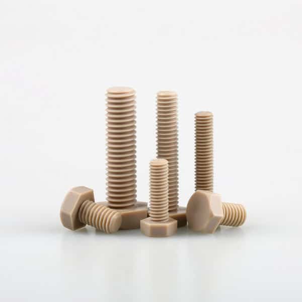 peek hex head screw