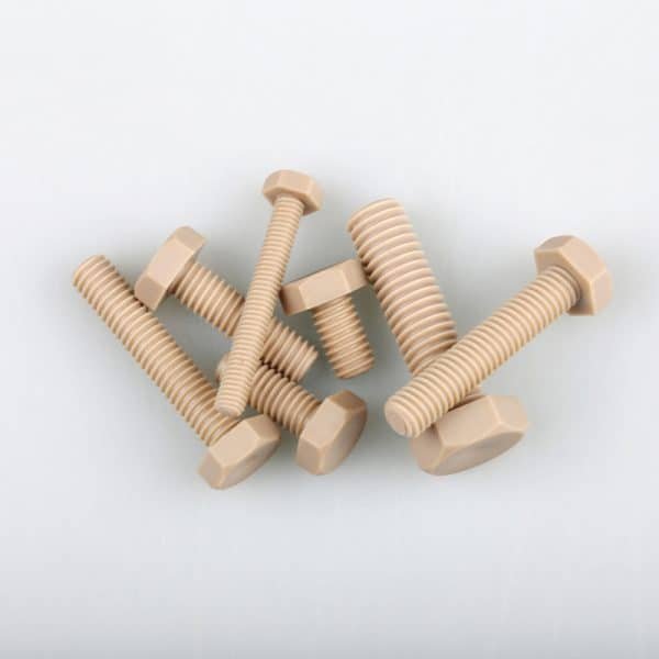 peek hex head screw