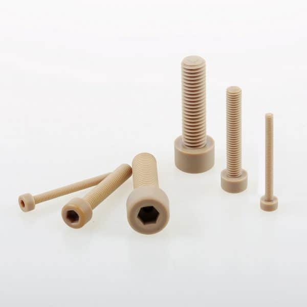 peek hexagon socket head cap screw