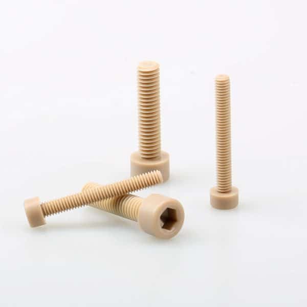 peek hexagon socket head cap screw