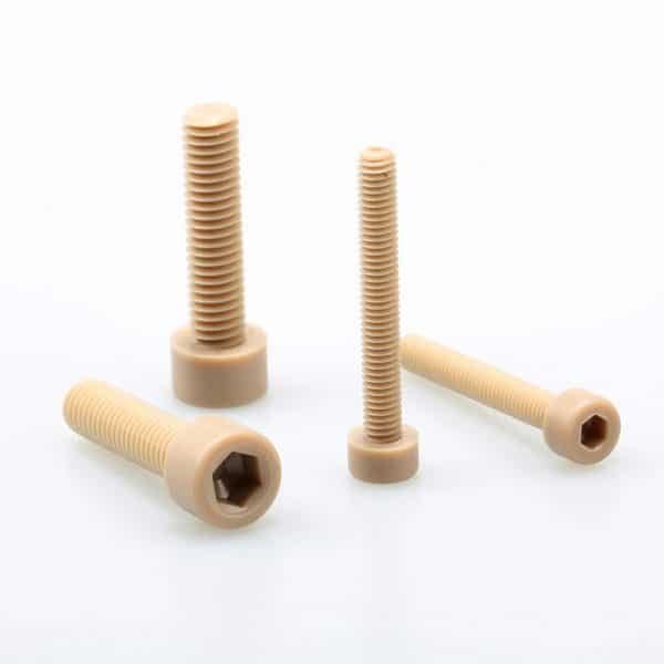 peek hexagon socket head cap screw
