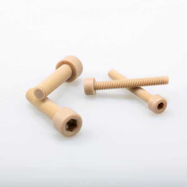 peek hexagon socket head cap screw